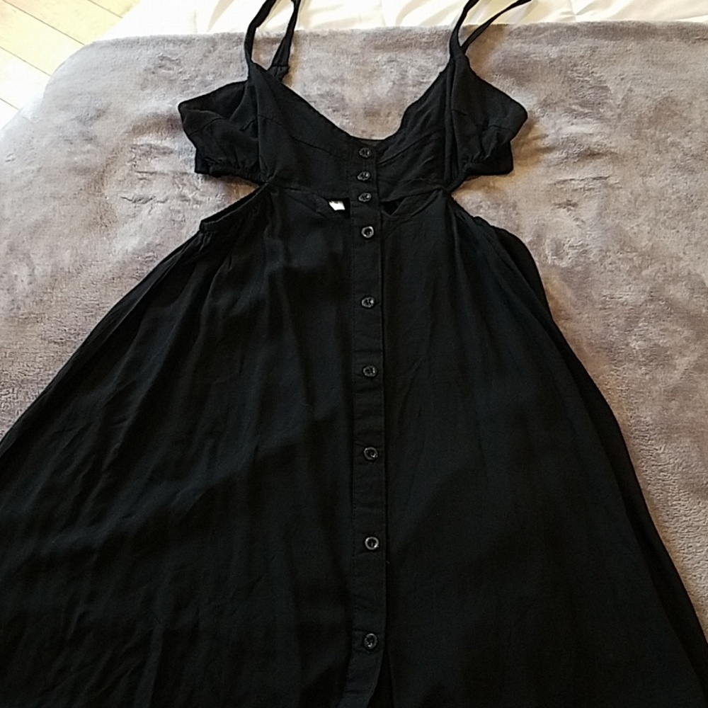 Dress with cut out sides
